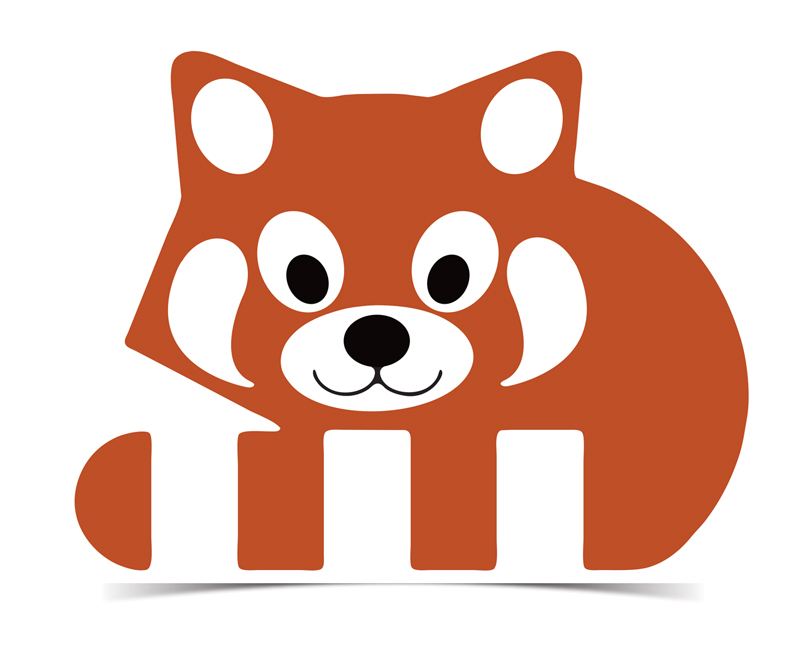 Logo: red panda